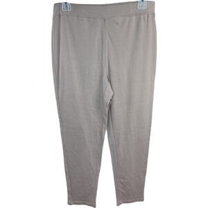 Hasting & Smith Slim Leg Pants PM Petite Taupe Gray Cotton Blend New with Tags